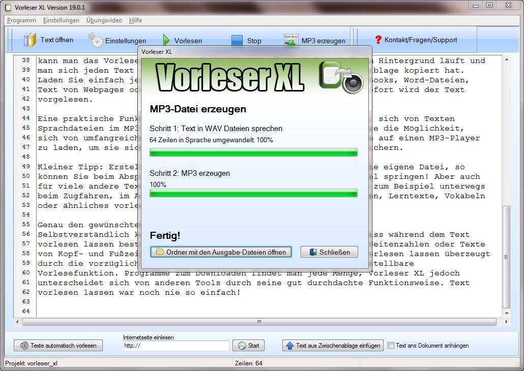 Vorleseprogramm